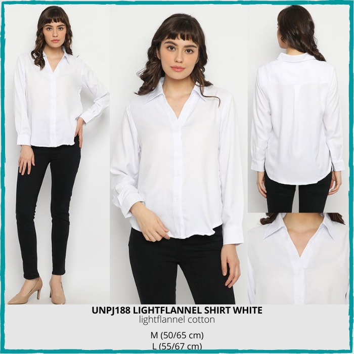 Kemeja Wanita Unpeu Femme 188 Lightflannel Shirt