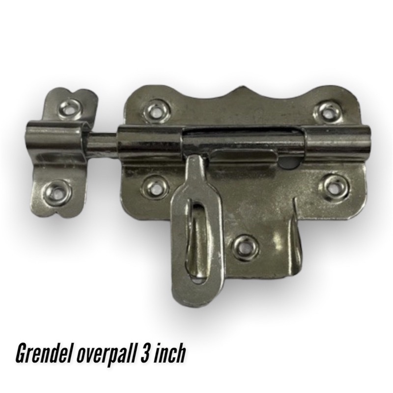 Grendel pintu overpal 3inch putih