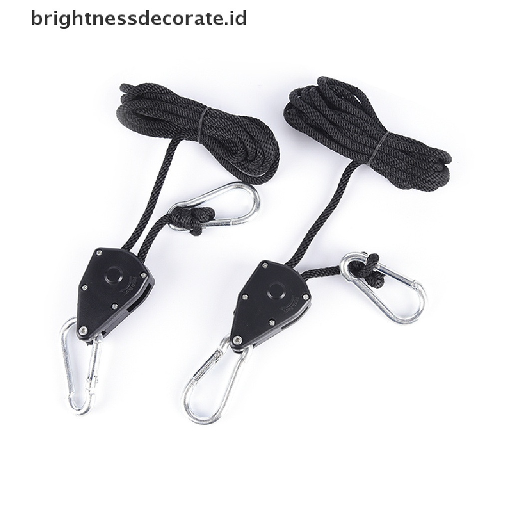 (Birth) 2pcs / Pak Tali Ratchet Reflektor 1 / 8 &quot;Untuk Lampu Pertumbuhan Tanaman