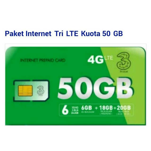 Kuota data inject tri 50GB