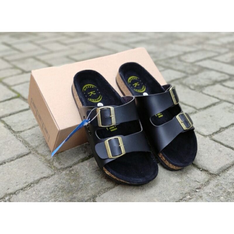 Sandal Kulit Carvil Pria Sandal Carvil Original Sandal Slop Sandal Kulit Asli