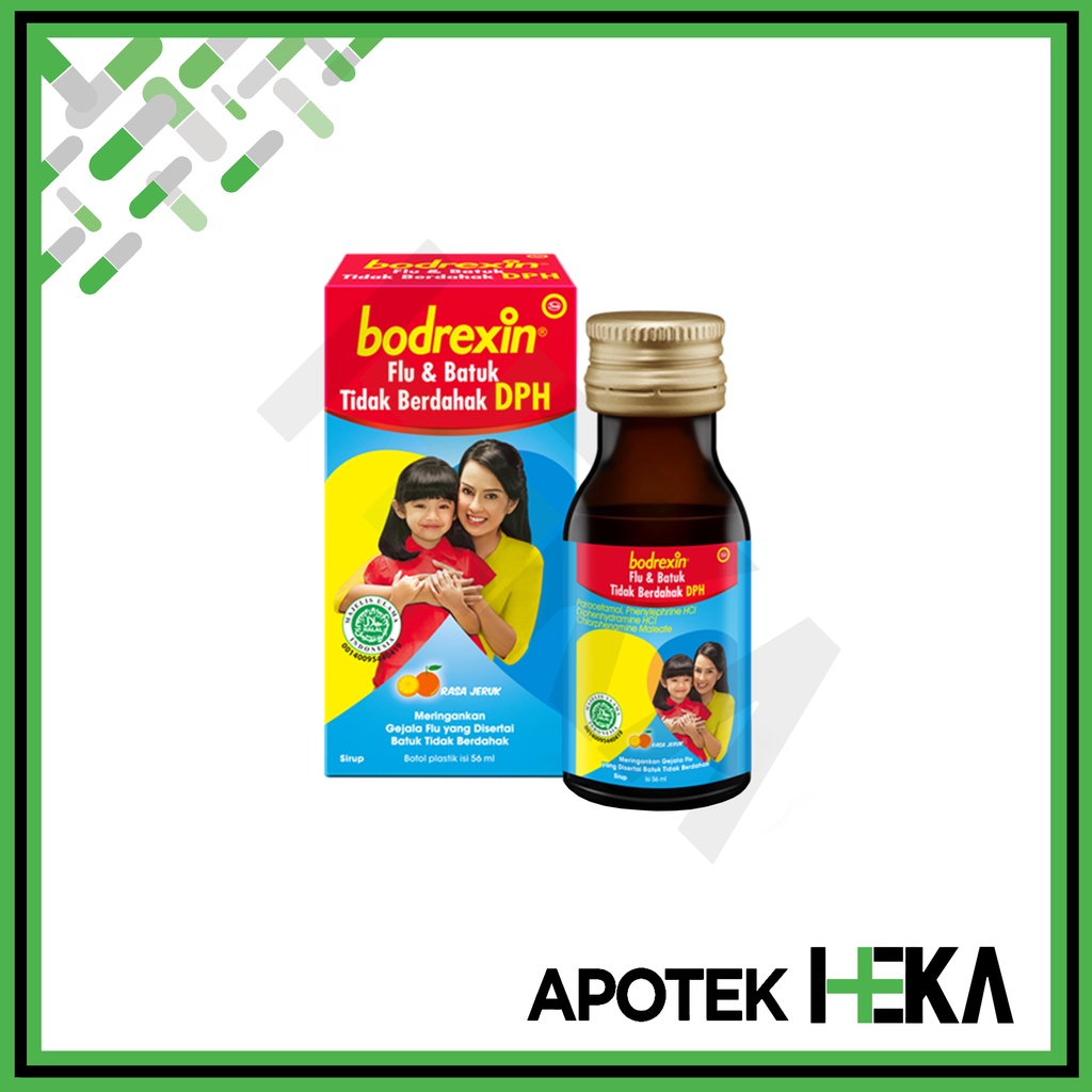 Bodrexin Flu dan Batuk Tidak Berdahak DPH Sirup 56 ml - Syrup Anak (SEMARANG)