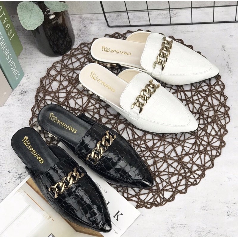 flatshoes S977 sendal sepatu wanita import realpict