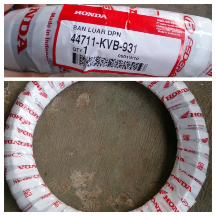 Ban Luar Depan honda Vario Original honda Federal