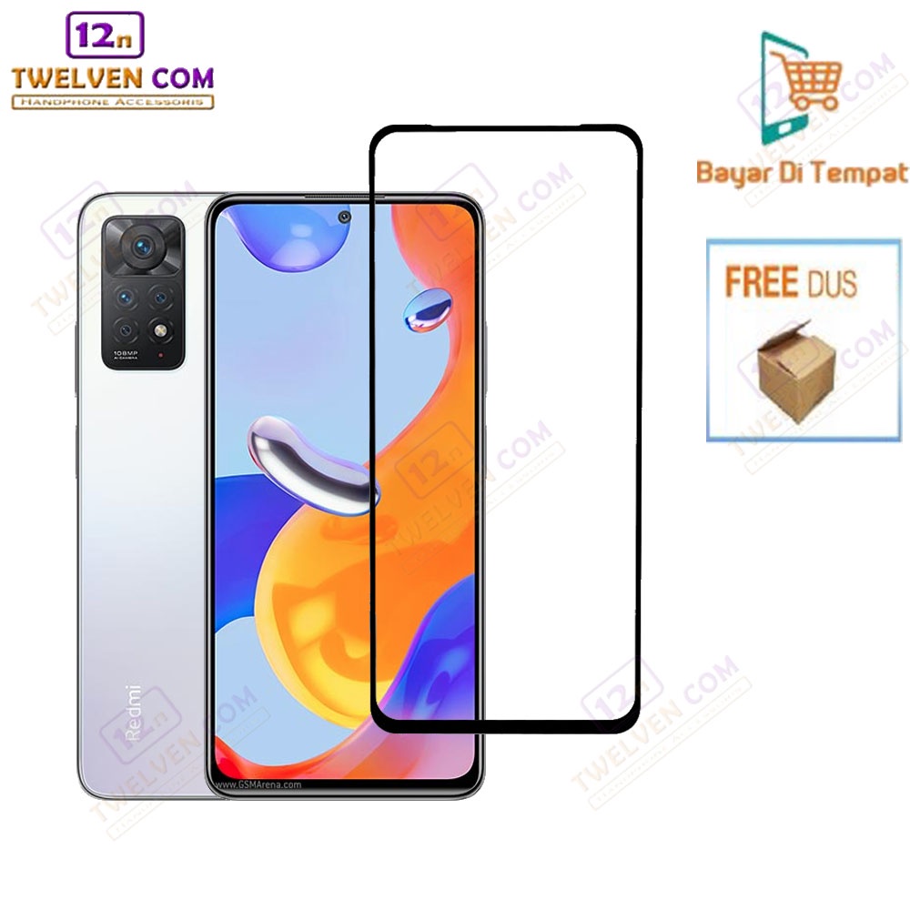 [FLASH SALE] zenBlade 5D Full Cover Tempered Glass Xiaomi Redmi Note 11 Pro - Hitam