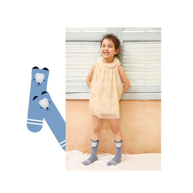 Swopply KS01 Kaos Kaki Panjang Bayi Karakter  Anti Slip Socks Baby Animal