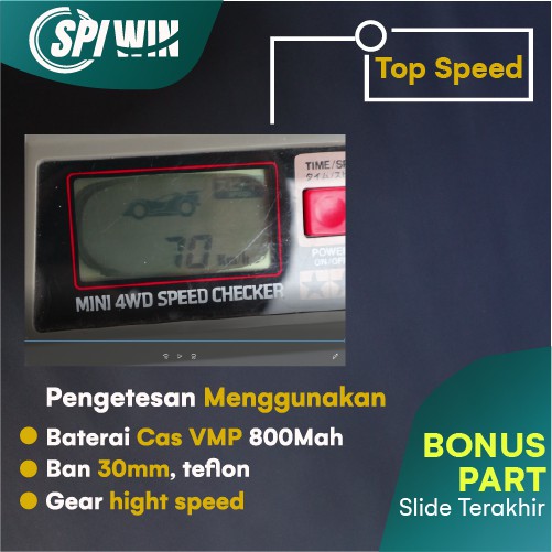 DINAMO TAMIYA SEMI SETAN MINI 4WD SPEED SLOOP MINI 4WD SPEED SLOOP DC MOTOR MESIN