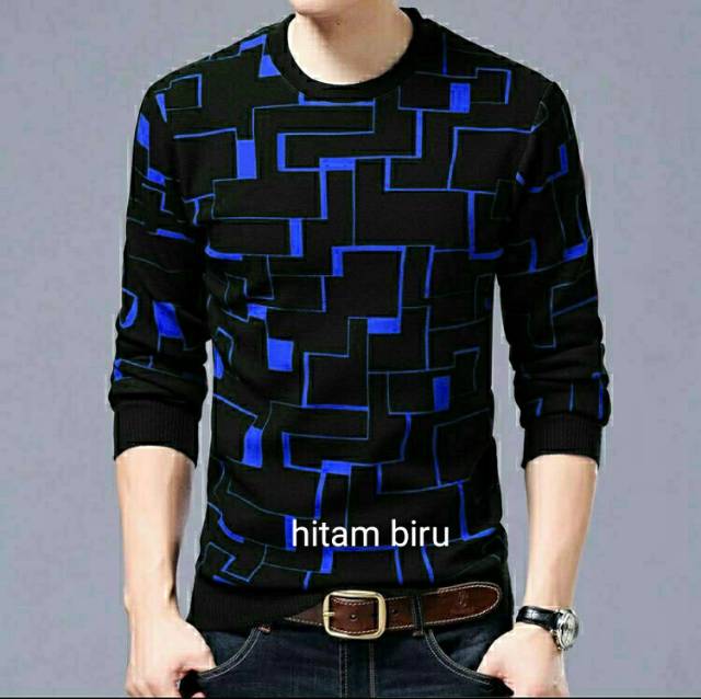 Baju Vren/Atasan Pria Kaos Lengan Panjang Casual