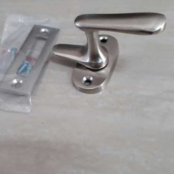 Rambuncis Grendel slot kunci jendela STAINLESS TEBAL