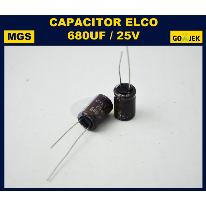 100Pcs Elco 680uf 25v