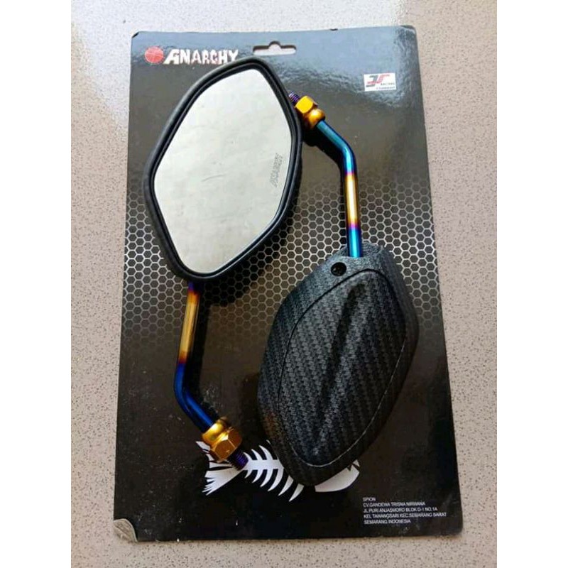 SPION KARBON BEAT TANGKAI PENDEK HONDA