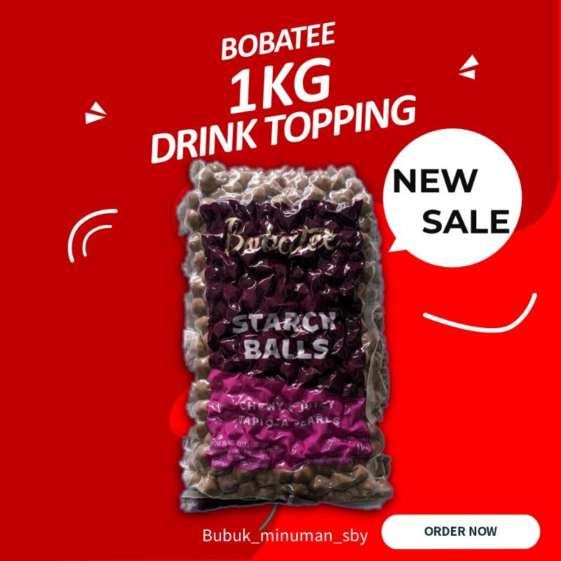 

Bobatee 1kg Boba Pearl Tapioka Boba Instant Vacum Sealer