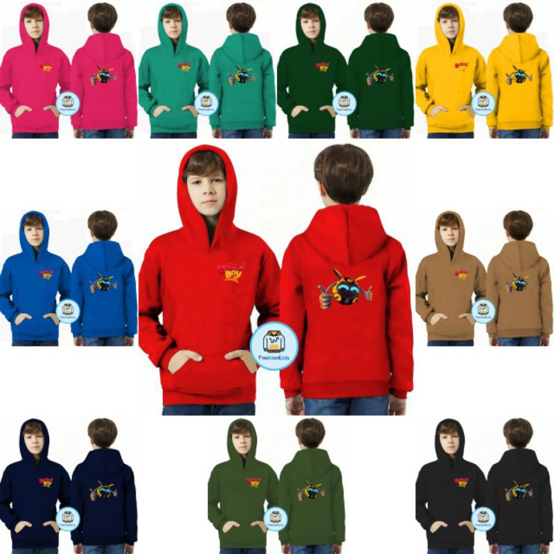 Sweater Hoodie Anak Boboiboy Ochobot