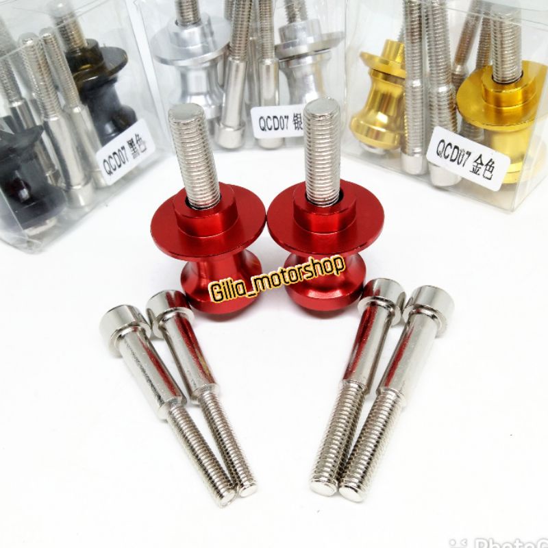 Jalu Pedok Peddock full Cnc Accesoris Motor Jalu Paddock Baut 10 12 14 Universal Motor Ninja 150 rr N250 karbu ZX25r z800 dll