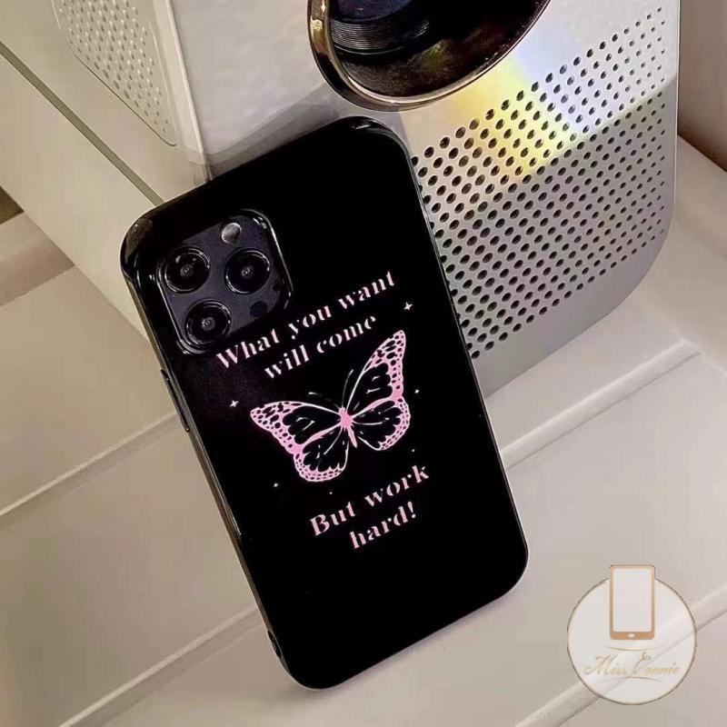 Soft Case Tpu Motif Kupu-Kupu Untuk IPhone 7 8 Plus 8 Plus 13 11 12 Pro Max XR X XS Max 7 8 SE 2020