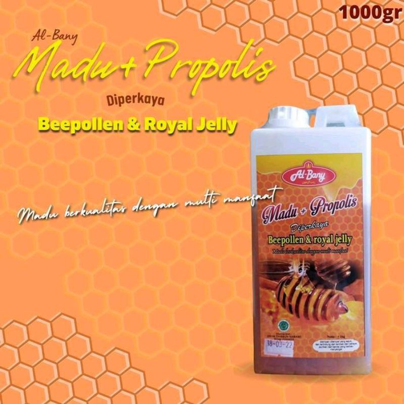 

Madu Propolis Mix bee pollen royal jelly Al bany .