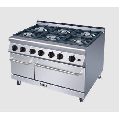 MODENA  GR 7061 GO BURNER GAS WITH OVEN / KOMPOR OVEN 6 TUNGKU