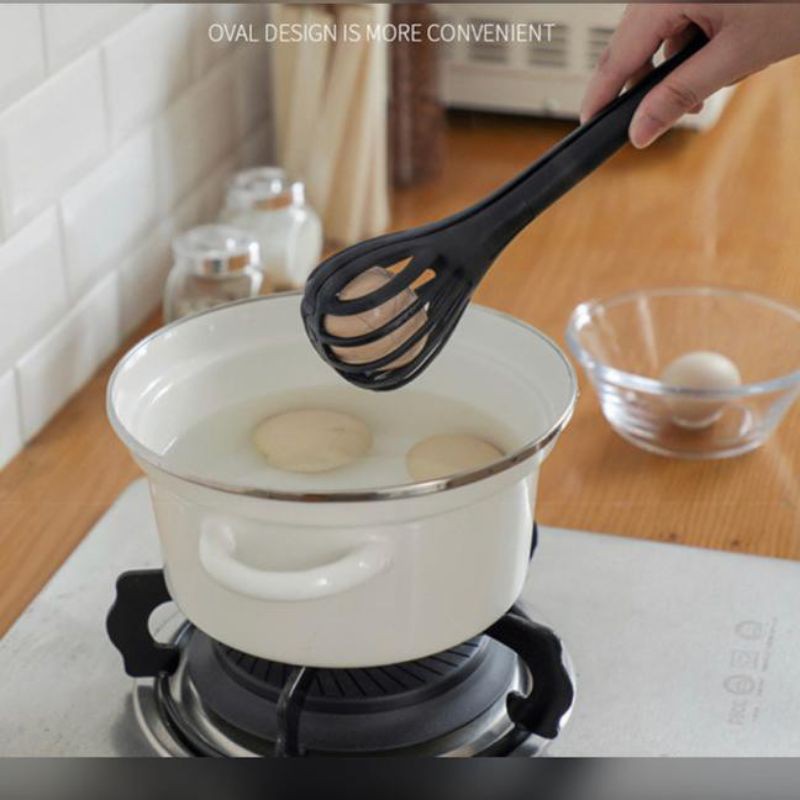 FOOD TONG penjepit makanan 2in1 dan pengocok telur mixer