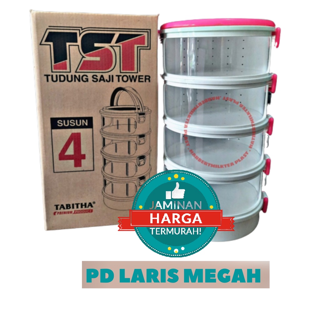 Tudung Saji Susun 4 / Tudung Saji Susun 4 Layer Food / Tudung Saji Susun 4 Layer