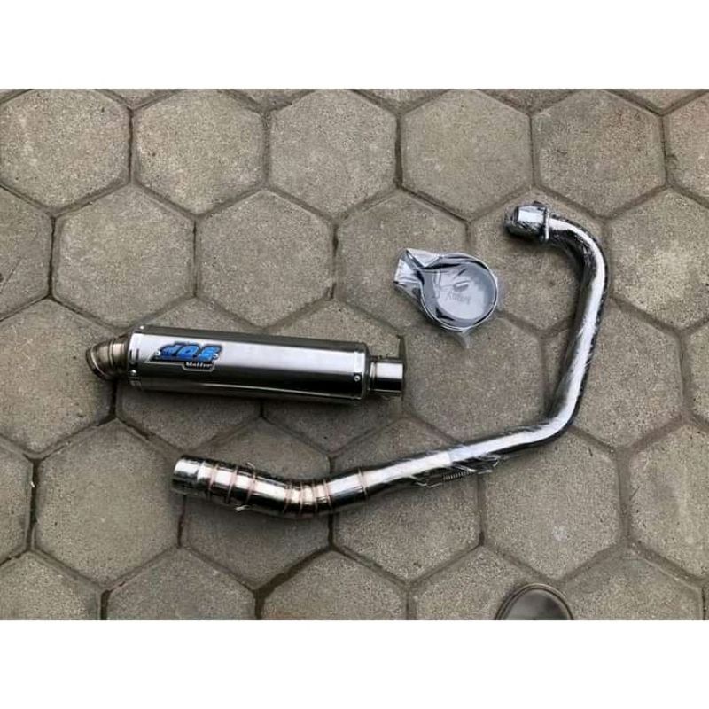 Knalpot racing DOS Megapro Tiger Cb lama