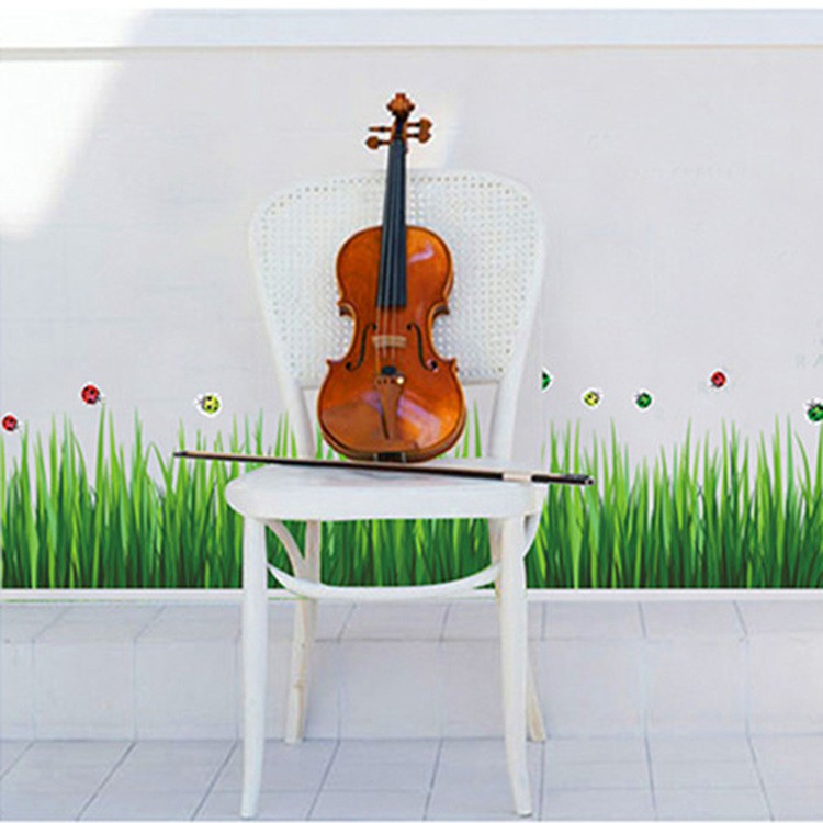 RELIZA WALL STICKER RUMPUT HIJAU GREEN GRASS GARDEN STIKER DINDING AY768