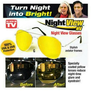 Kaca Mata Retro Trun Night Into Bright Night View NV Glasses