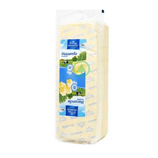 

BISA BAYAR DITEMPAT MOZZARELLA CHEESE - KEJU MOZARELLA OLDENBURGER 1 KG - IMPORT - Tanpa Bubble