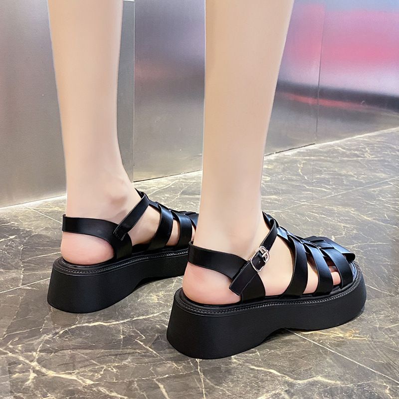 SN1632 - Sandal Tali Wedges Fashion Wanita Import