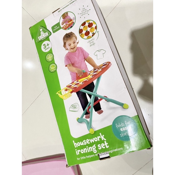 mainan elc housework ironing set