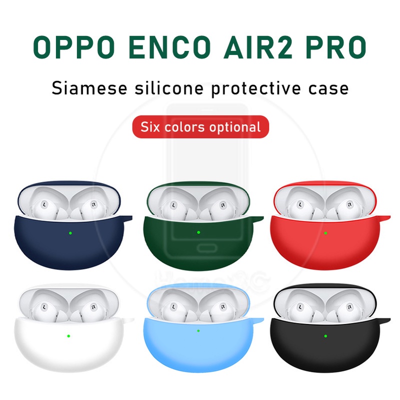 Soft Case Silikon TWS Oppo Enco Air 2 Pro + Carabiner