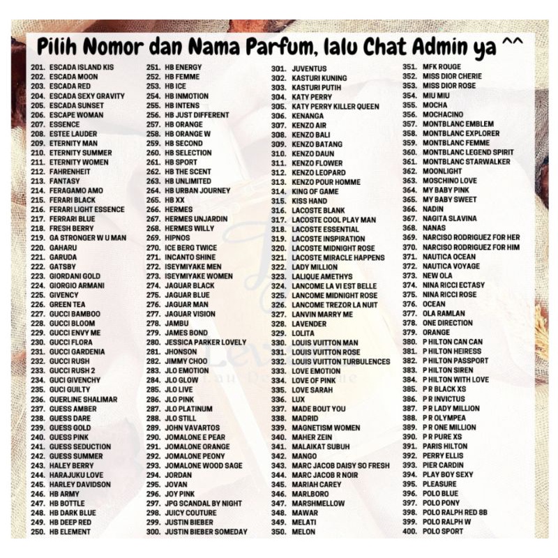 Parfume Refill Bandung 60ml Murah