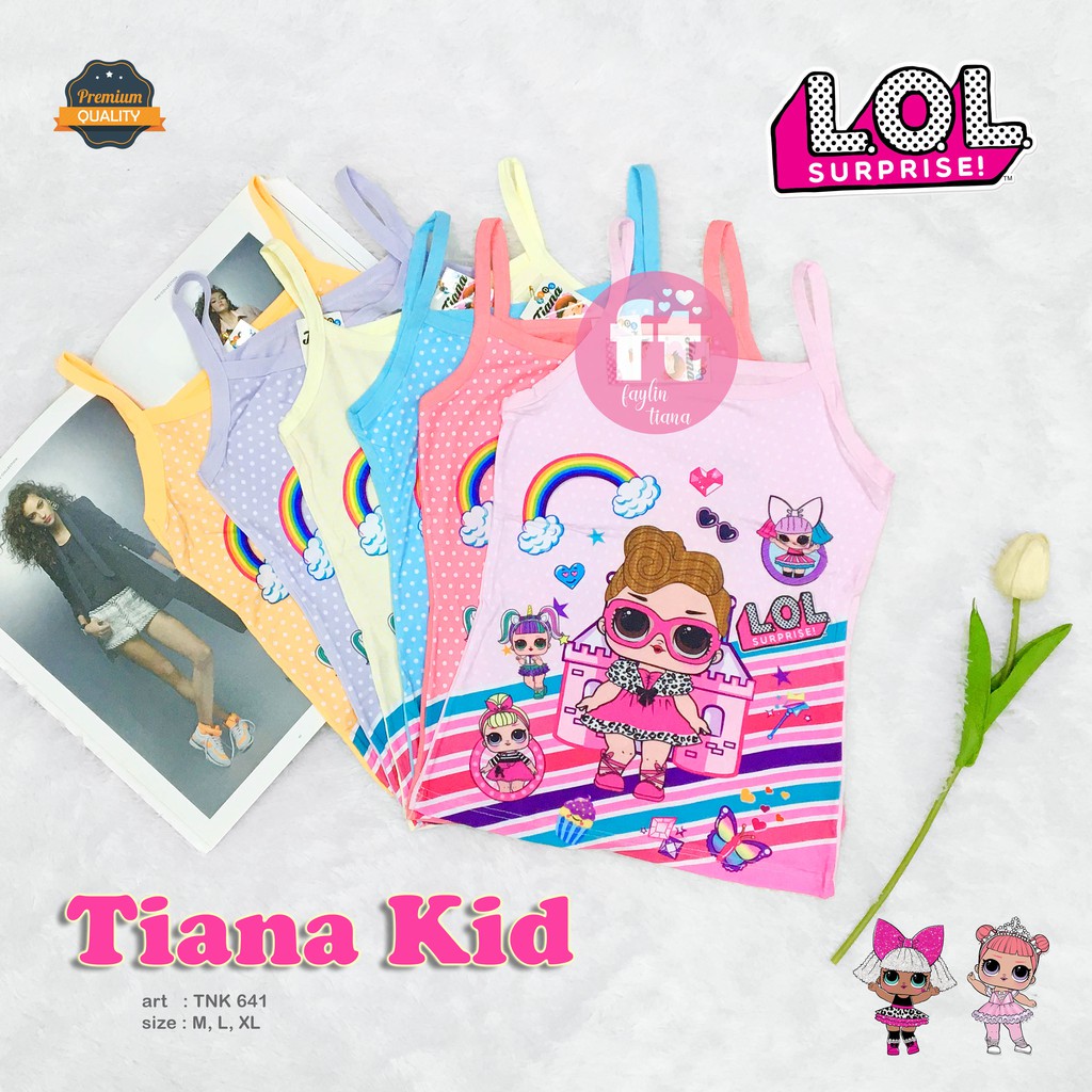 TIANA KIDS | Tanktop Anak  / Atasan Anak  / Singlet Anak  / art TNK 641