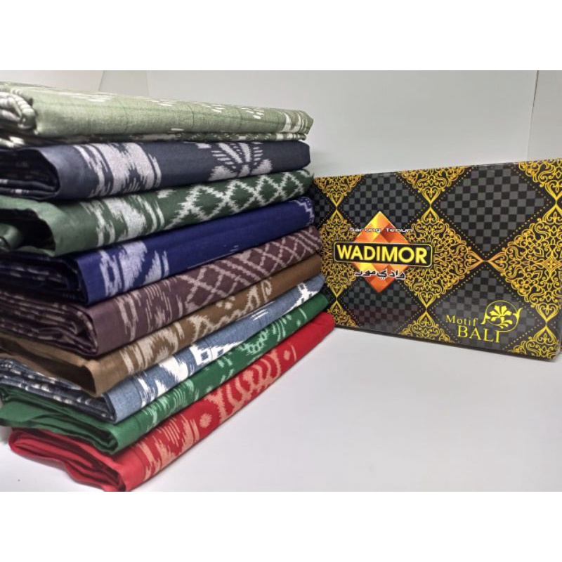 Sarung Wadimor Bali motif Kembang Wadimor Polos Dan Tumpal Wadimor original