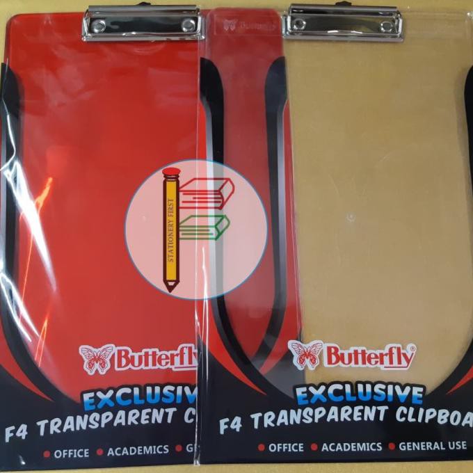 

Cuci Gudang Awal Tahun Clioboard Papan Jalan Ujian Transparan Butterfly F4 Folio Promo Awal tahun