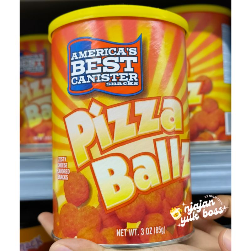 

American Best Canister Snack Pizza Balls Import