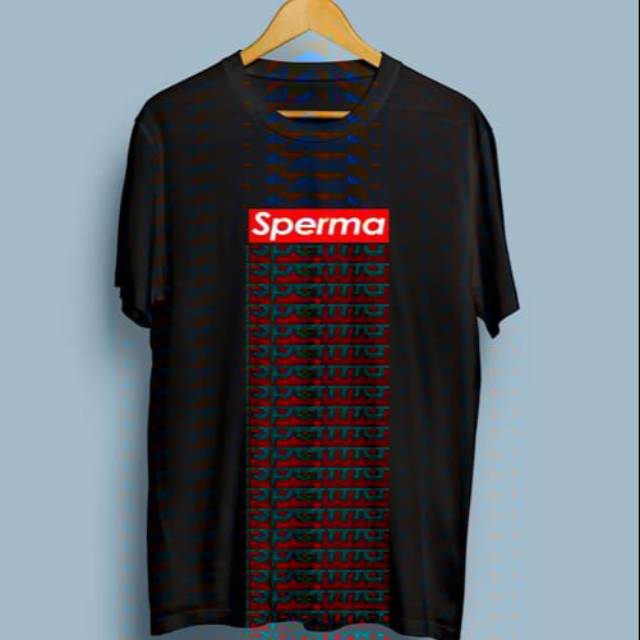 Tshirt baju kaos Sperma