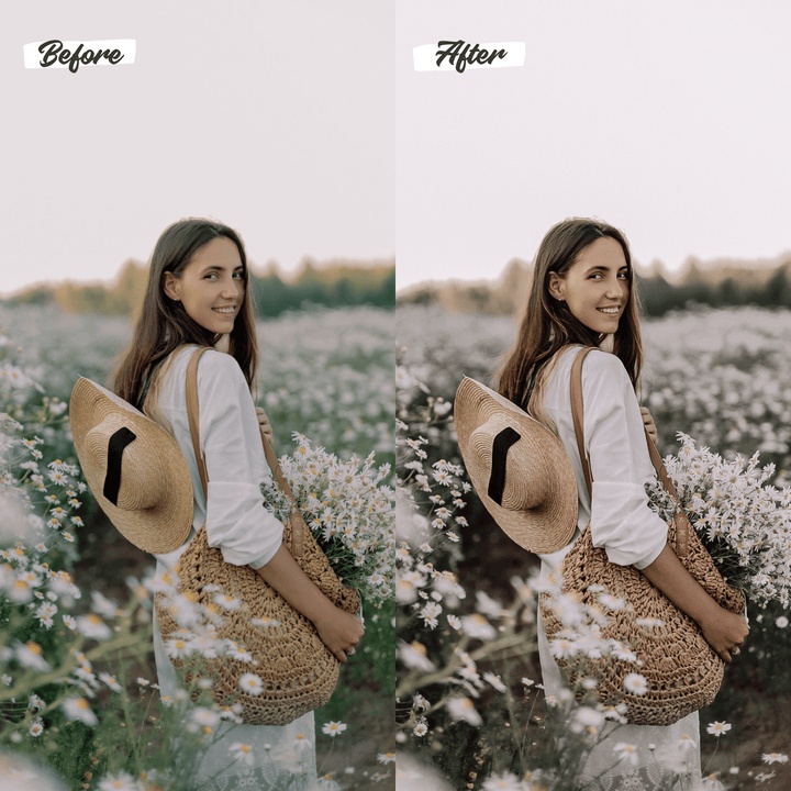 15Lightroom Preset Boho Cream Aesthetic (15 Preset) Mobile and Dekstop