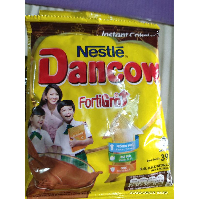 SUSU DANCOW SAC  COKLAT DAN PUTIH, 10 BKS