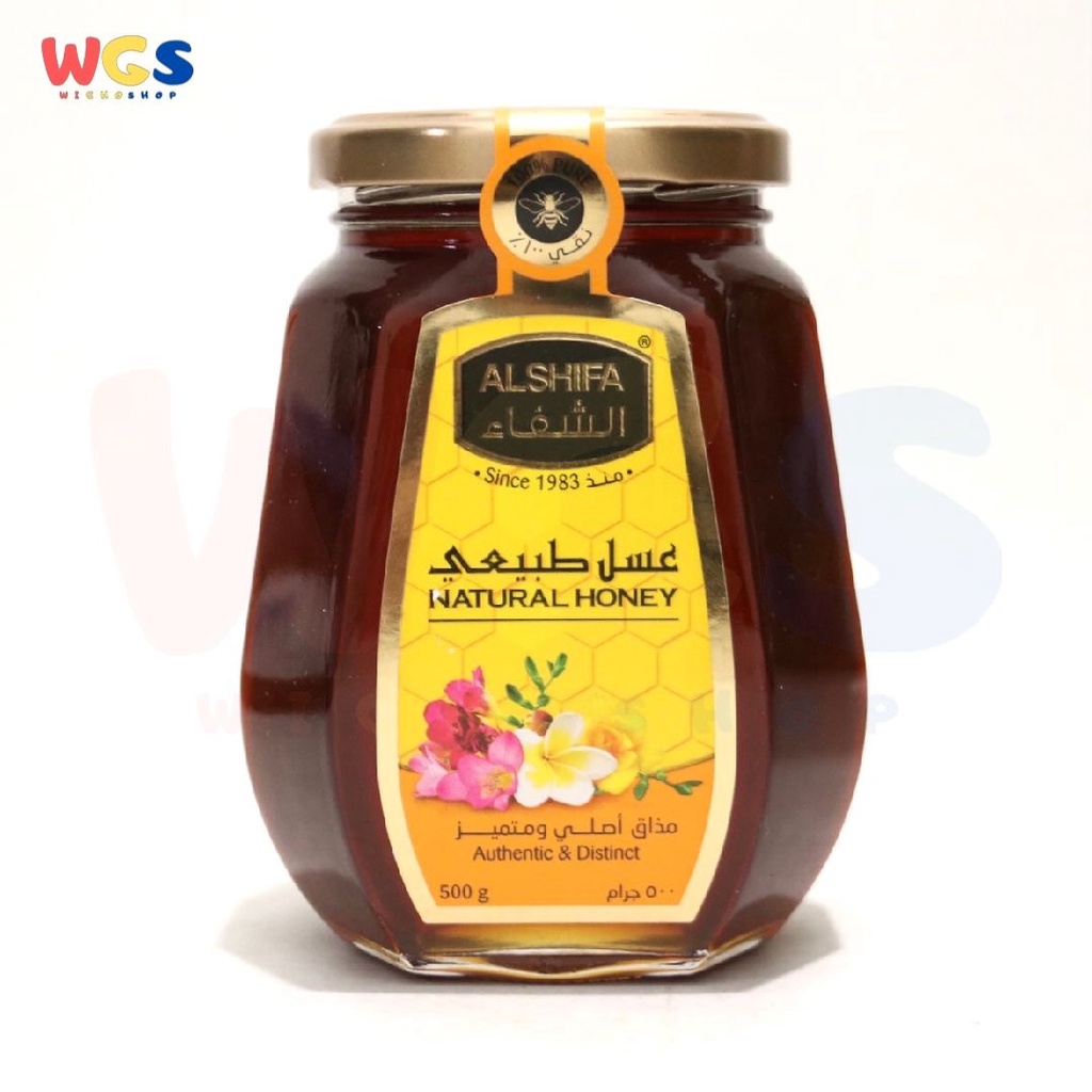 Alshifa Natural Pure Premium Natural Honey Authentic &amp; Distinct 500g