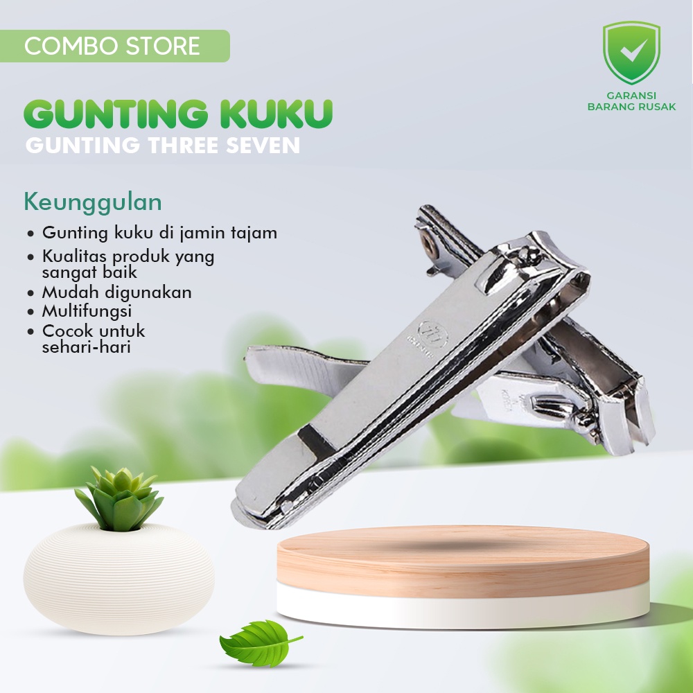 Gunting kuku 777 Stainless Made in Korea Gunting Three Seven