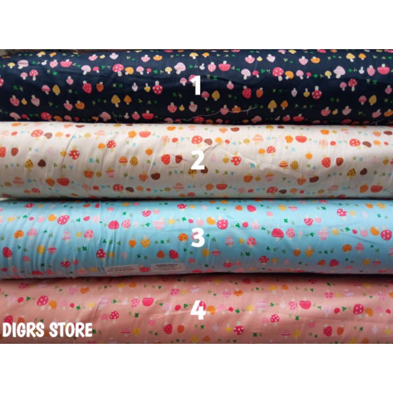 KAIN KATUN JEPANG MOTIF TOKAI SENKO / JAPAN DESIGN / KAIN MOTIF LOVE / KAIN KATUN JEPANG / KATUN JEP