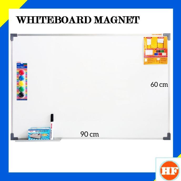 

Office & Stationery | Alat Tulis | Papan Tulis + White Board + Spidol + Magnet Warna | Best Seller