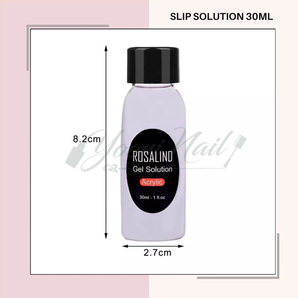 Water gel liquid polygel slip solution nail extension cairan poly gel nails cleanser cleaner