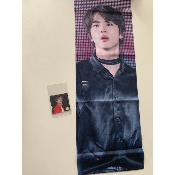 BTS Jin reflective fansite slogan
