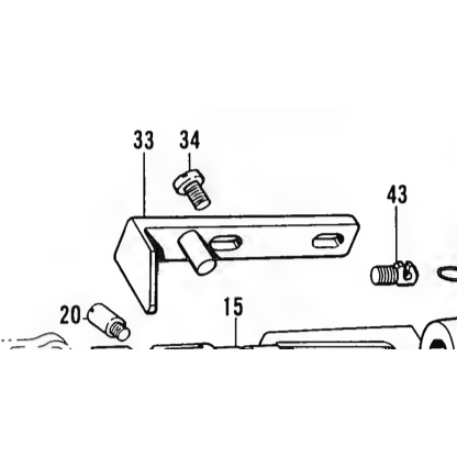 141556101 Belt Shifter (U) Brother B814 Mesin Jahit Lubang Kancing 141556-101