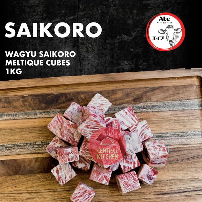 

Saikoro Beef Wagyu Meltique Meltik Cubes 1Kg O6Mk6747X0
