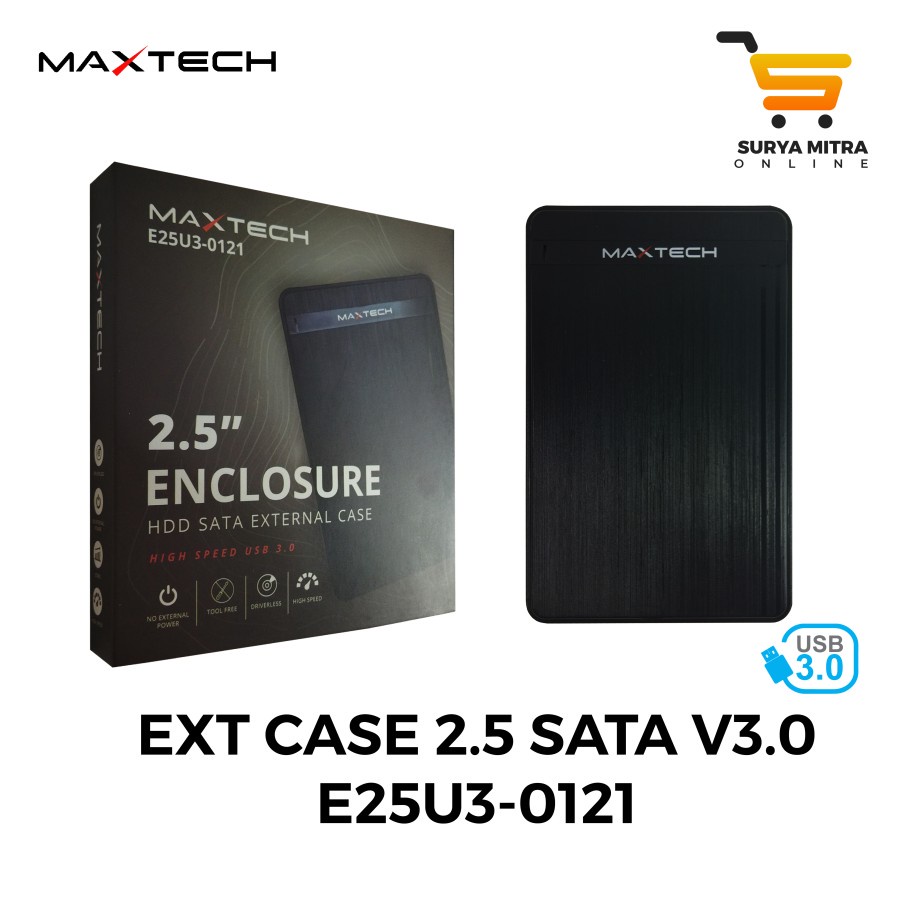 ENCLOSURE SATA 2,5 INCH HDD USB 3.0 / EXTERNAL CASE MAXTECH