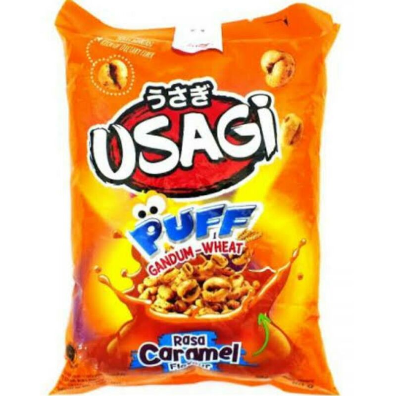 

usagi puff gandum wheat - caramel flavor.