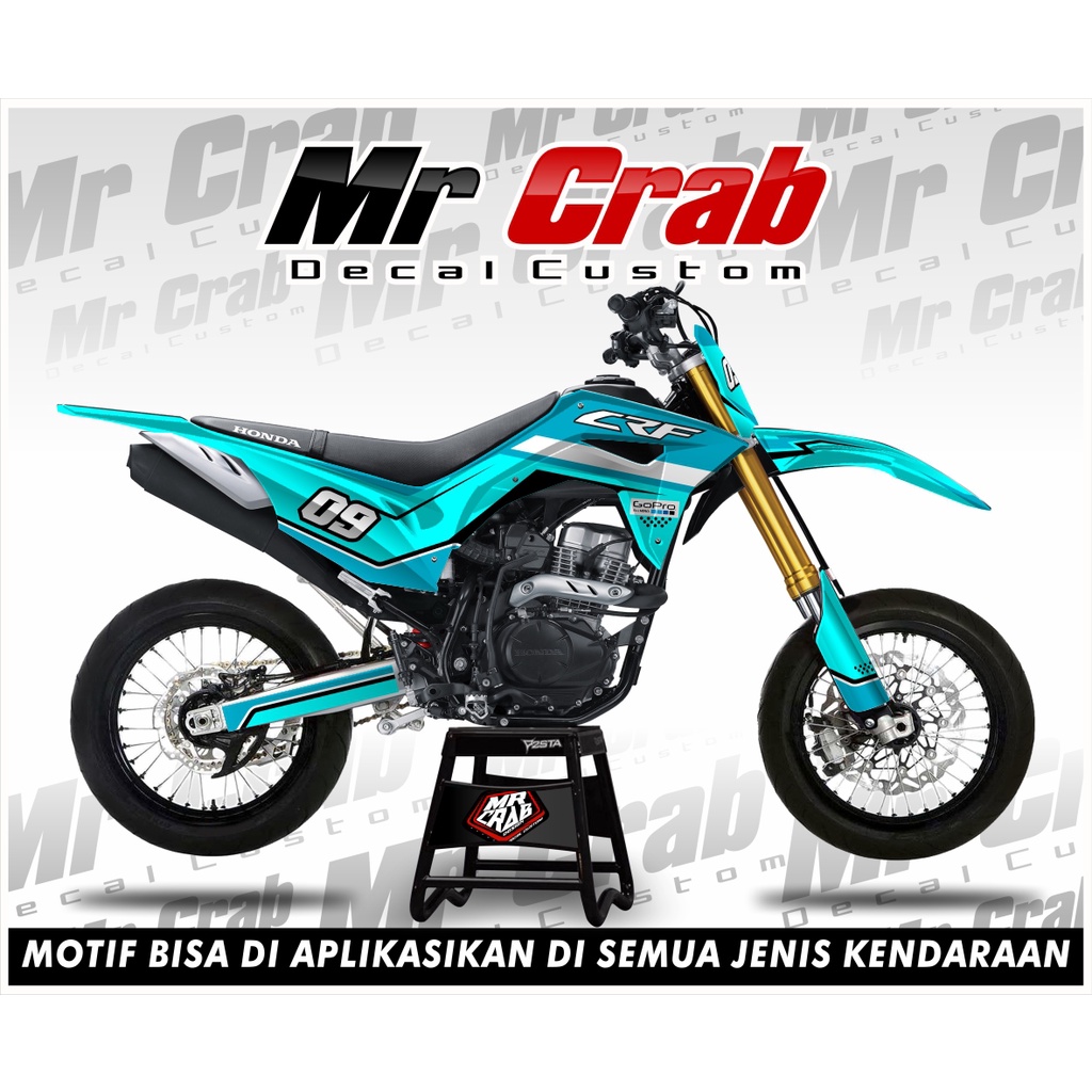 decal stiker crf 150 l full body  TOSKA - Supermoto