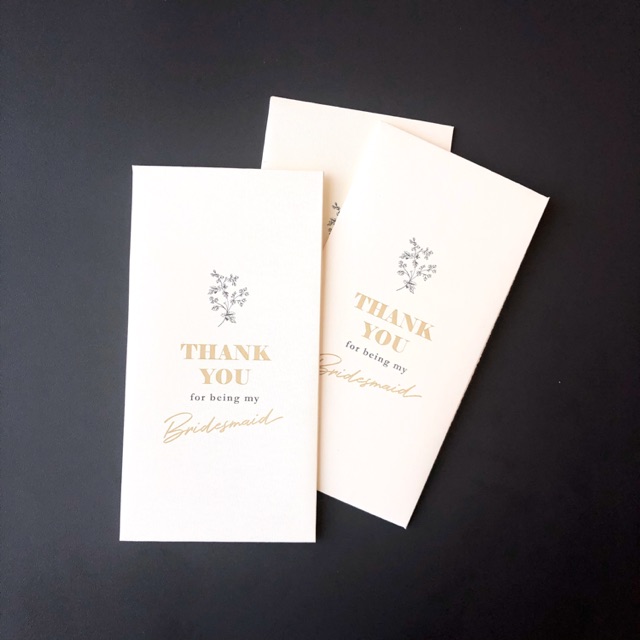 

Bridesmaid Money Envelope - Pack of 3